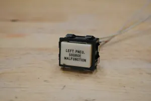 Piper PA-31P Navajo Left Pneumatic Source Malfunction Warning Light 50406-005